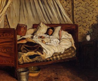 Monet after His Accident at the Inn of Chailly 1865, Frédéric Bazille