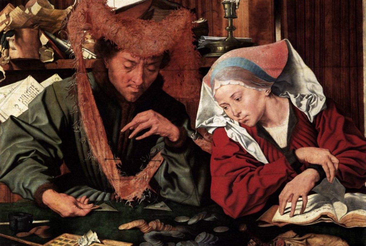 The moneychanger and his wife (1539) Marinus van Reymerswaele