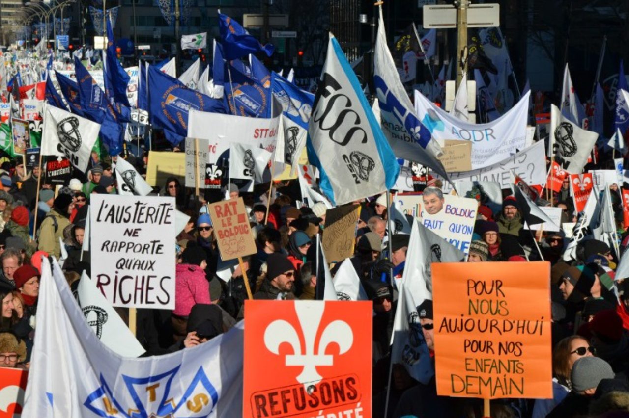 Anti-Austerity Rally Montreal-our-muhc