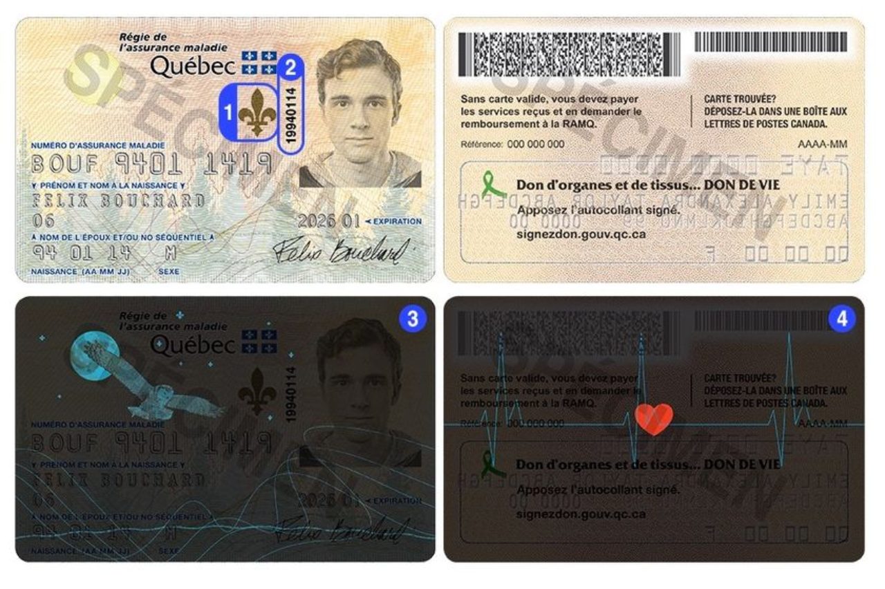 new-medicare-card- Régie de l’assurance maladie du Québec