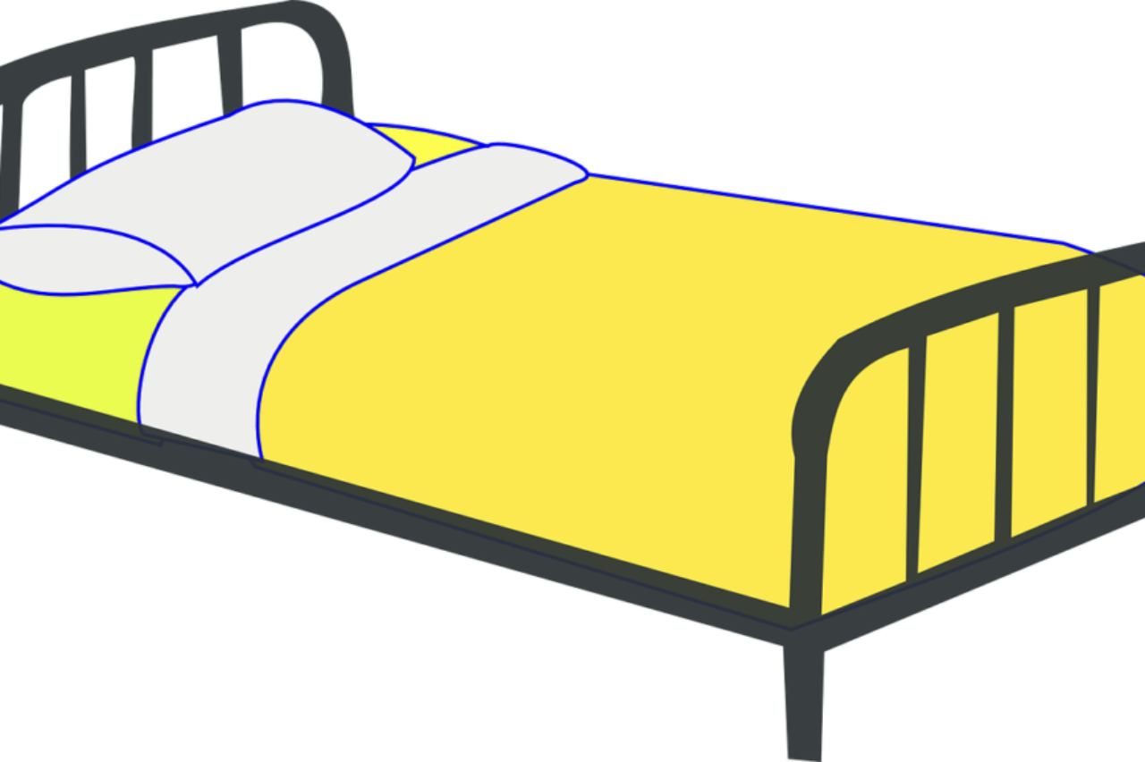 drawing-of-cot-bed-hospital-patient